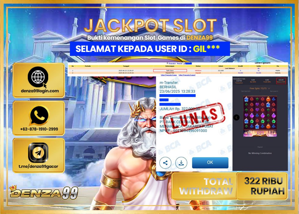 DENZA99 JACKPOT MAGIC POTIONS  Rp.322.000,- LUNAS